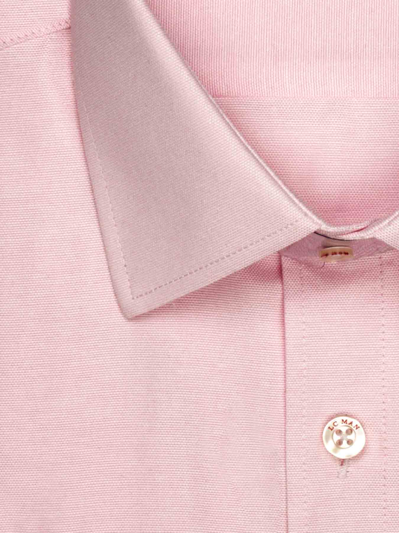 پیراهن آستین کوتاه صورتی ساده ال سی من 86