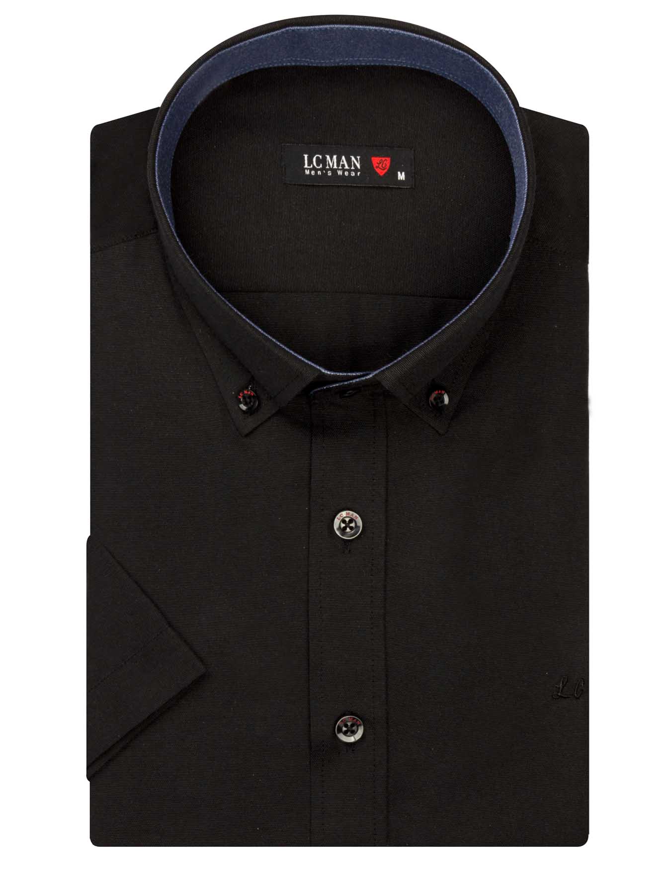 پیراهن جودون آستین کوتاه مشکی 74