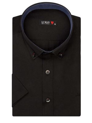 پیراهن جودون آستین کوتاه مشکی 74