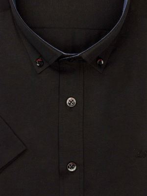 پیراهن جودون آستین کوتاه مشکی 74