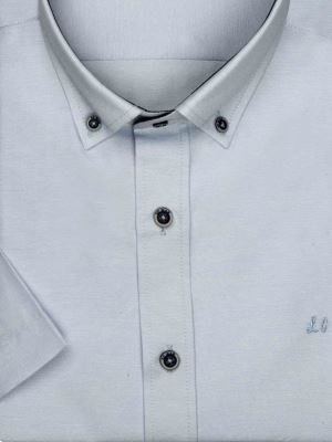 پیراهن جودون آستین کوتاه آبی روشن 71