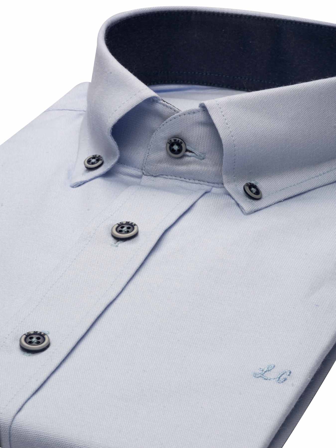 پیراهن جودون آستین کوتاه آبی روشن 71