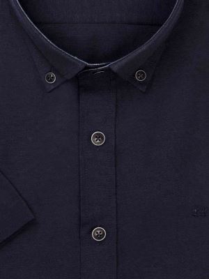 پیراهن جودون آستین کوتاه سرمه ای 65