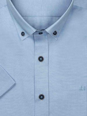 پیراهن جودون آستین کوتاه آبی روشن 48