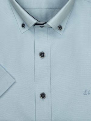 پیراهن جودون آستین کوتاه آبی 11