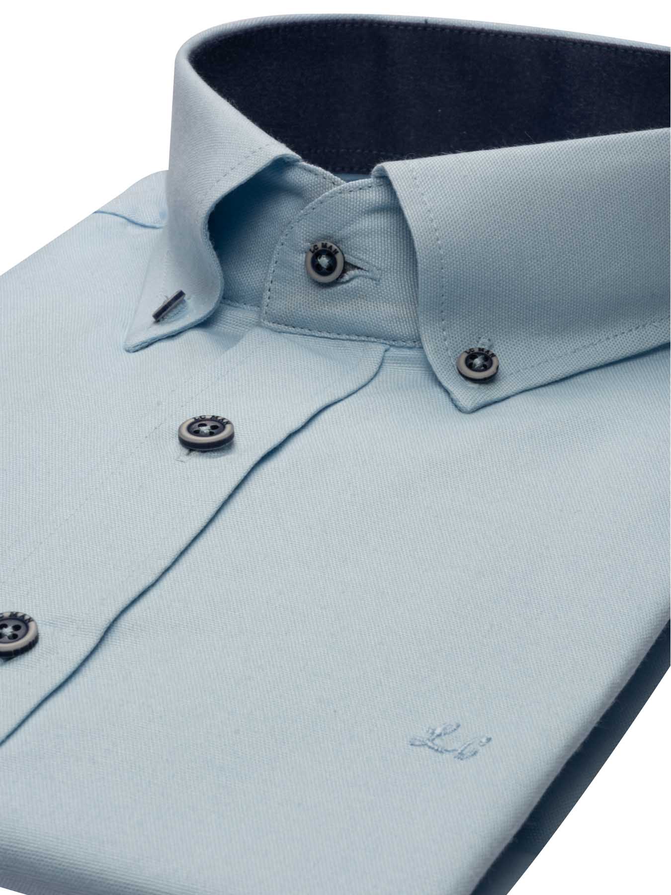 پیراهن جودون آستین کوتاه آبی 11