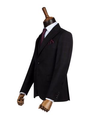 کت و شلوار و ژیله سرمه ای تیره ال سی من 9