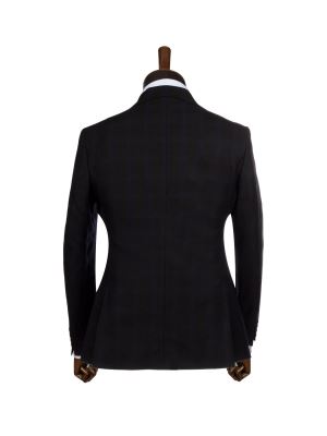 کت و شلوار و ژیله سرمه ای تیره ال سی من 9