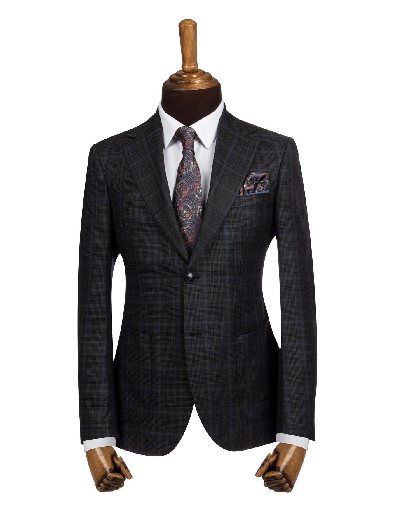 کت تک مردانه چهارخانه ال سی من 103