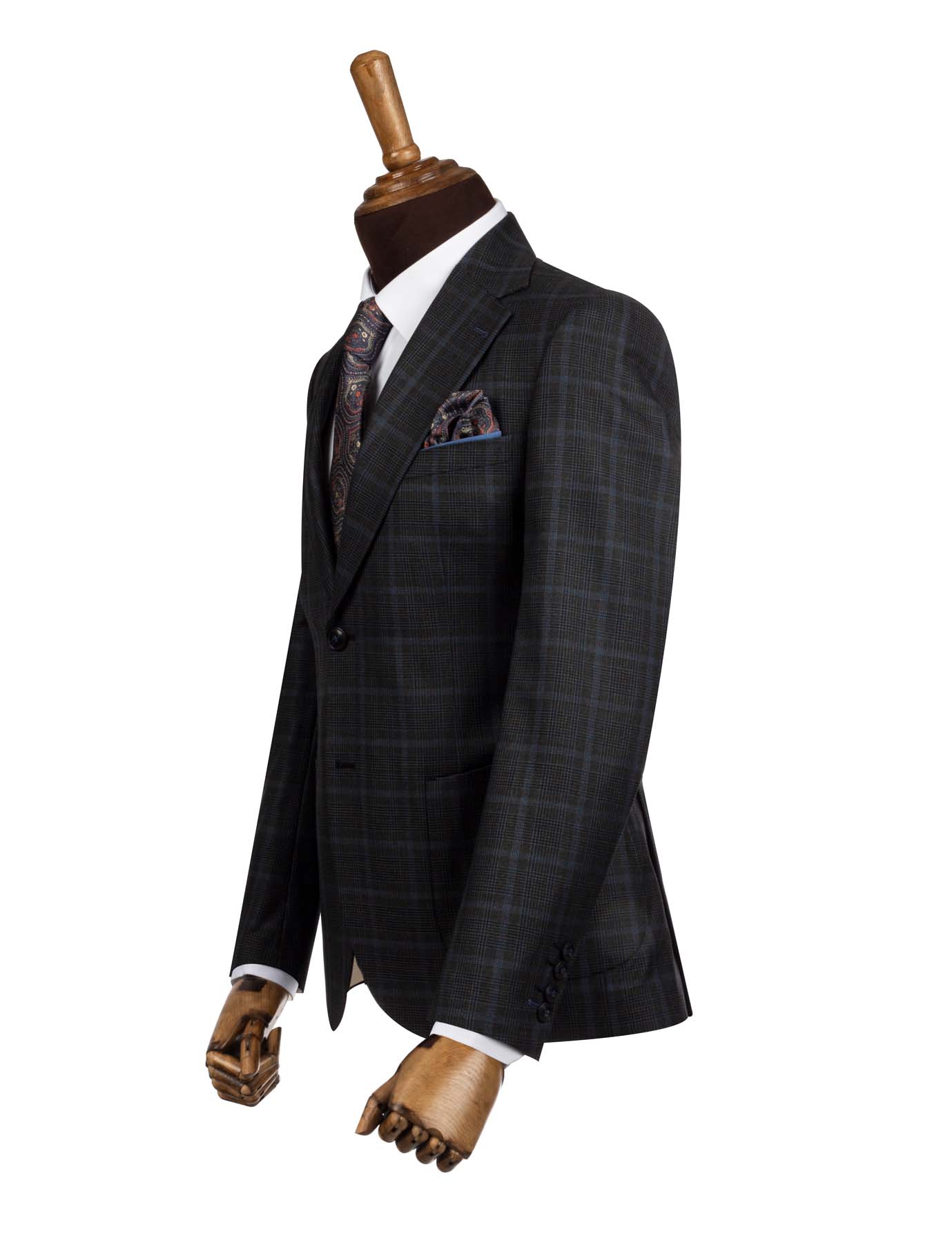 کت تک مردانه چهارخانه ال سی من 103