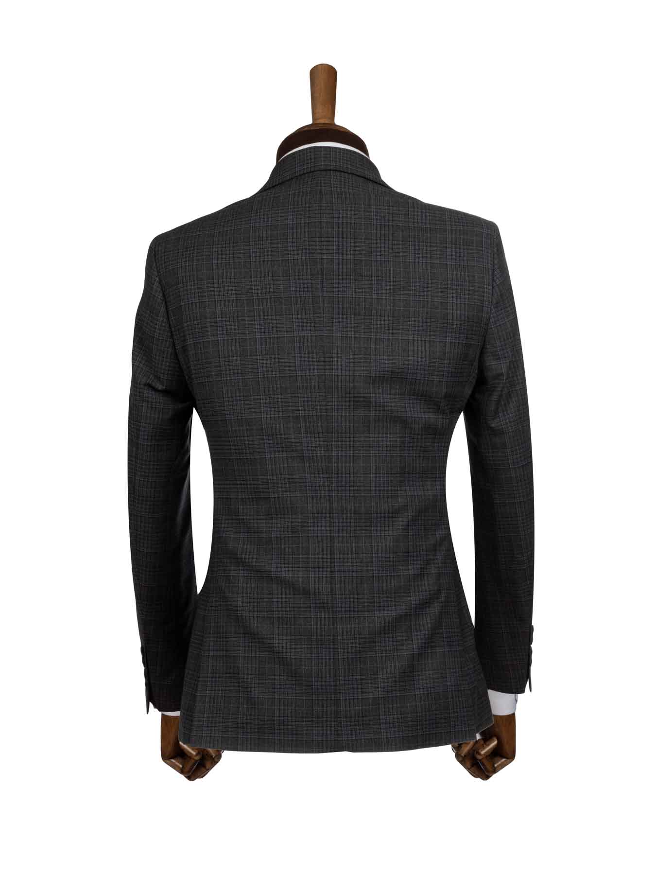 کت تک طوسی تیره چهارخانه ال سی من 