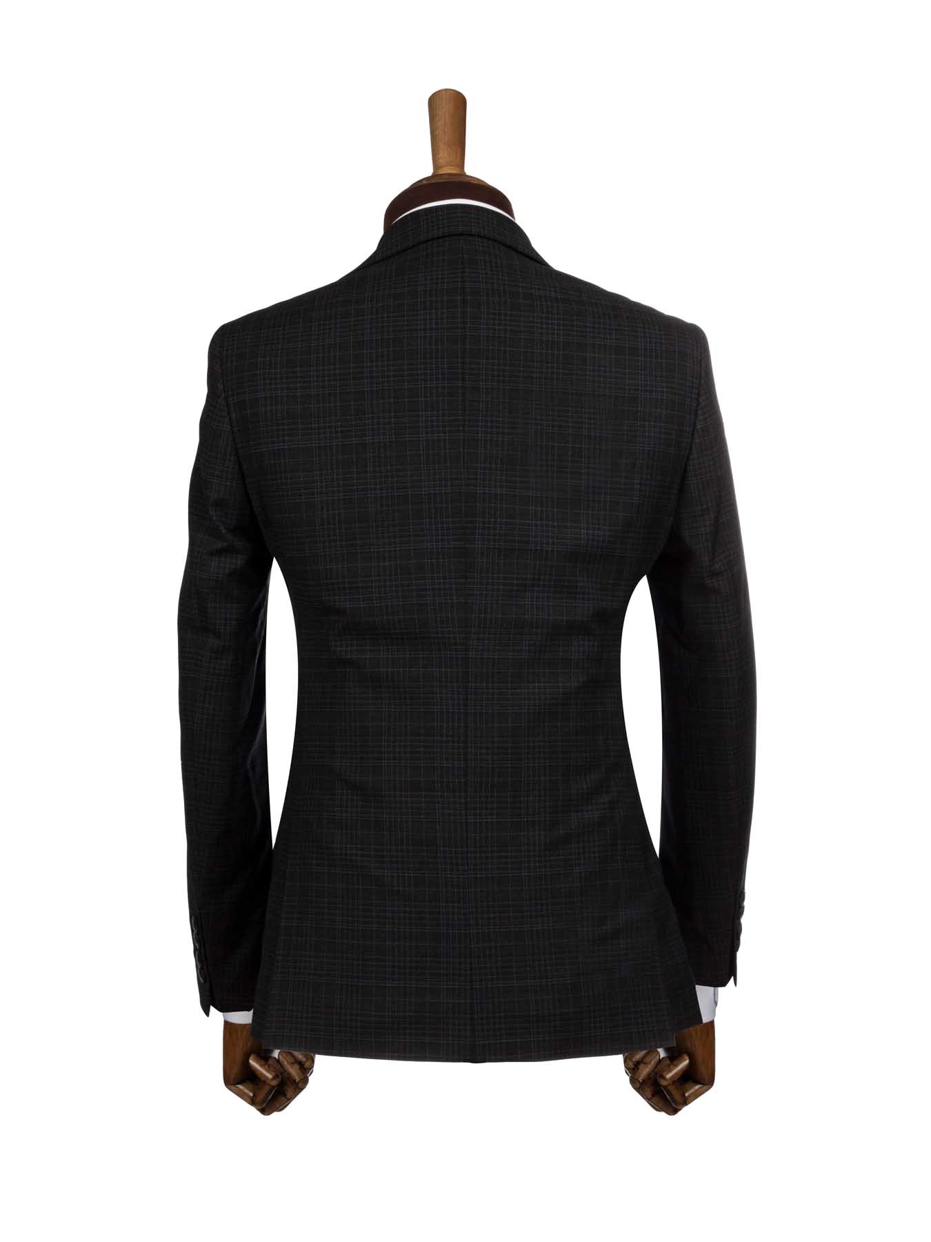 کت تک مردانه چهارخانه مشکی ال سی من 5