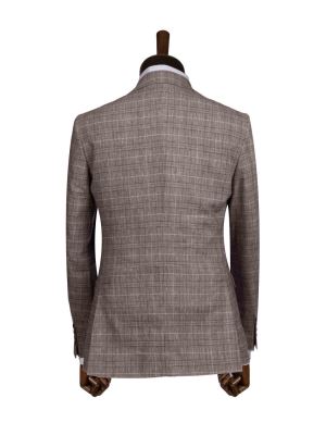 کت و شلوار و ژیله قرمز چهارخانه