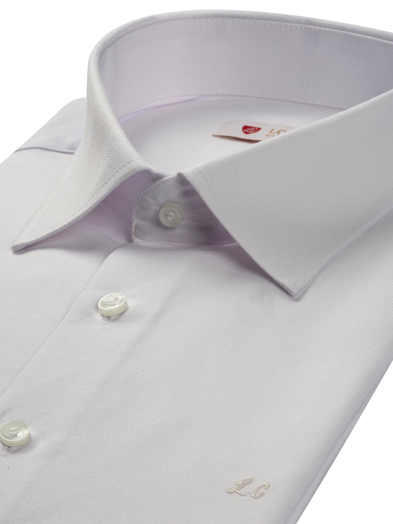 پیراهن سفید ساده آستین کوتاه ال سی من 10