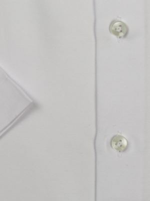 پیراهن سفید ساده آستین کوتاه ال سی من 10