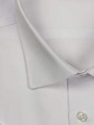 پیراهن سفید ساده آستین کوتاه ال سی من 10