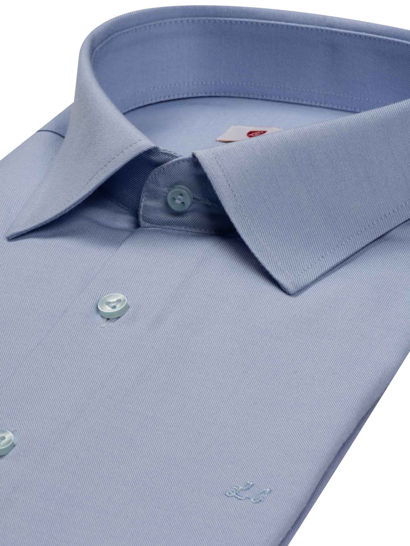 پیراهن آبی ساده آستین کوتاه ال سی من 47
