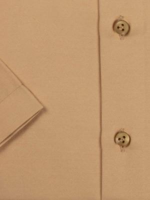 پیراهن کرم ساده آستین کوتاه ال سی من 21