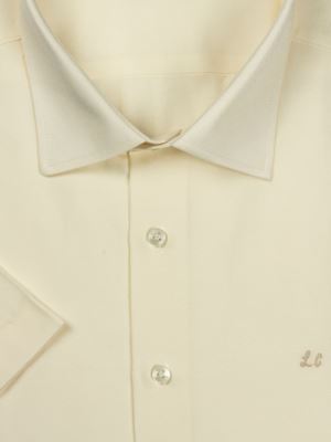 پیراهن سفید ساده آستین کوتاه ال سی من 8