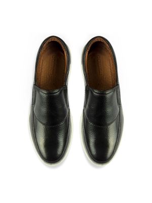 کفش چرم بدون بندزیره سفید 30120041