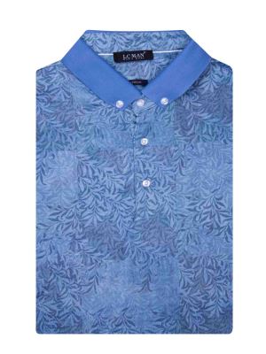 پولوشرت یقه دارسه دکمه طرح دار  6033