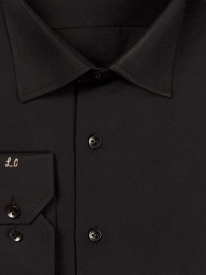 پیراهن مشکی ساده آستین بلند ال سی من 20