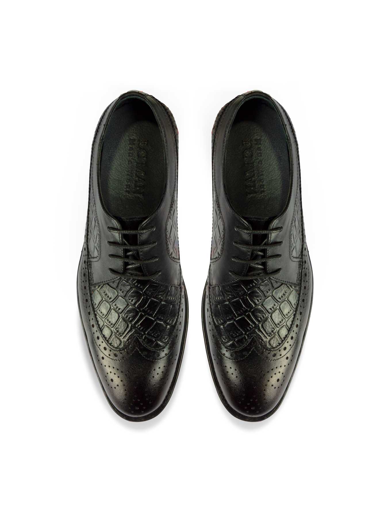 کفش چرم بنددار