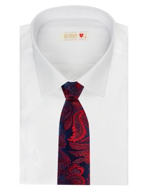 کراوات طرح برگ درشت