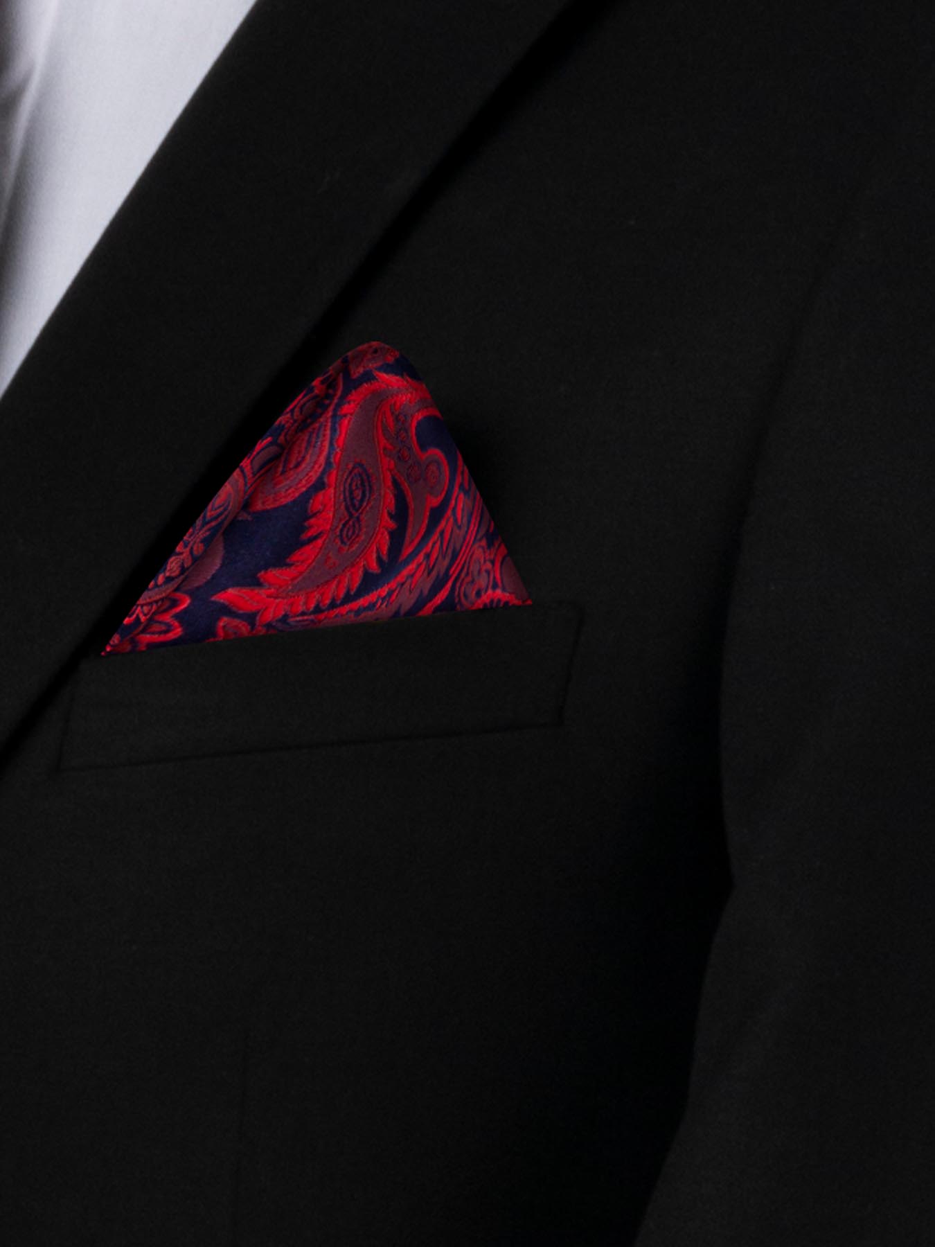 کراوات طرح برگ درشت