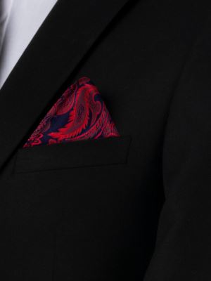 کراوات طرح برگ درشت