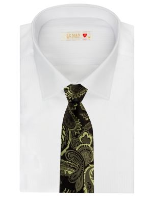 کراوات طرح برگ درشت