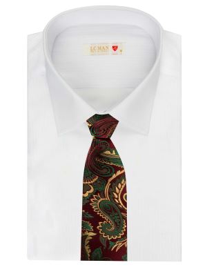 کراوات طرح برگ درشت