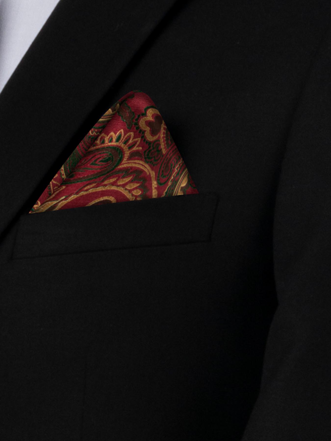 کراوات طرح برگ درشت