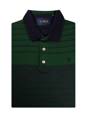 پولوشرت یقه دارسه دکمه راه راه T194116