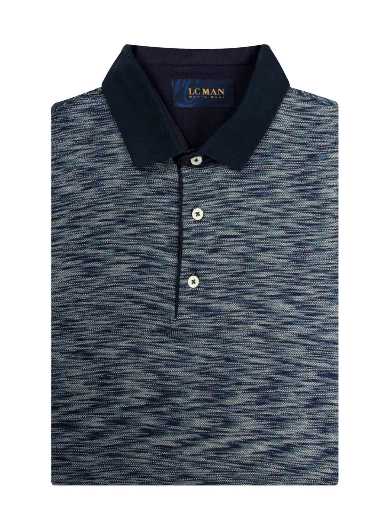 پولوشرت یقه دارسه دکمه طرح دار T194036