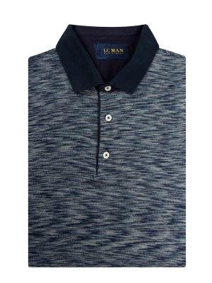 پولوشرت یقه دارسه دکمه طرح دار T194036