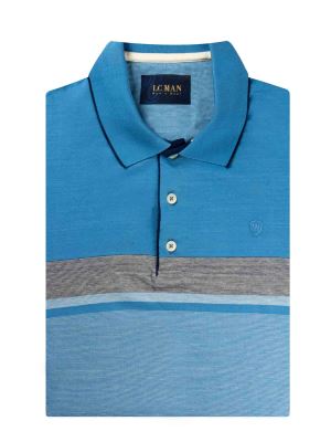 پولوشرت یقه دارسه دکمه طرح راه پهن  T19413