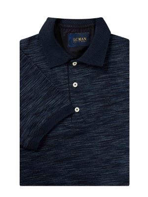 پولوشرت یقه دارسه دکمه طرح بافت T194020