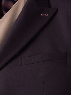 کت و شلوار و ژیله قهوه ای ساده ال سی من 5