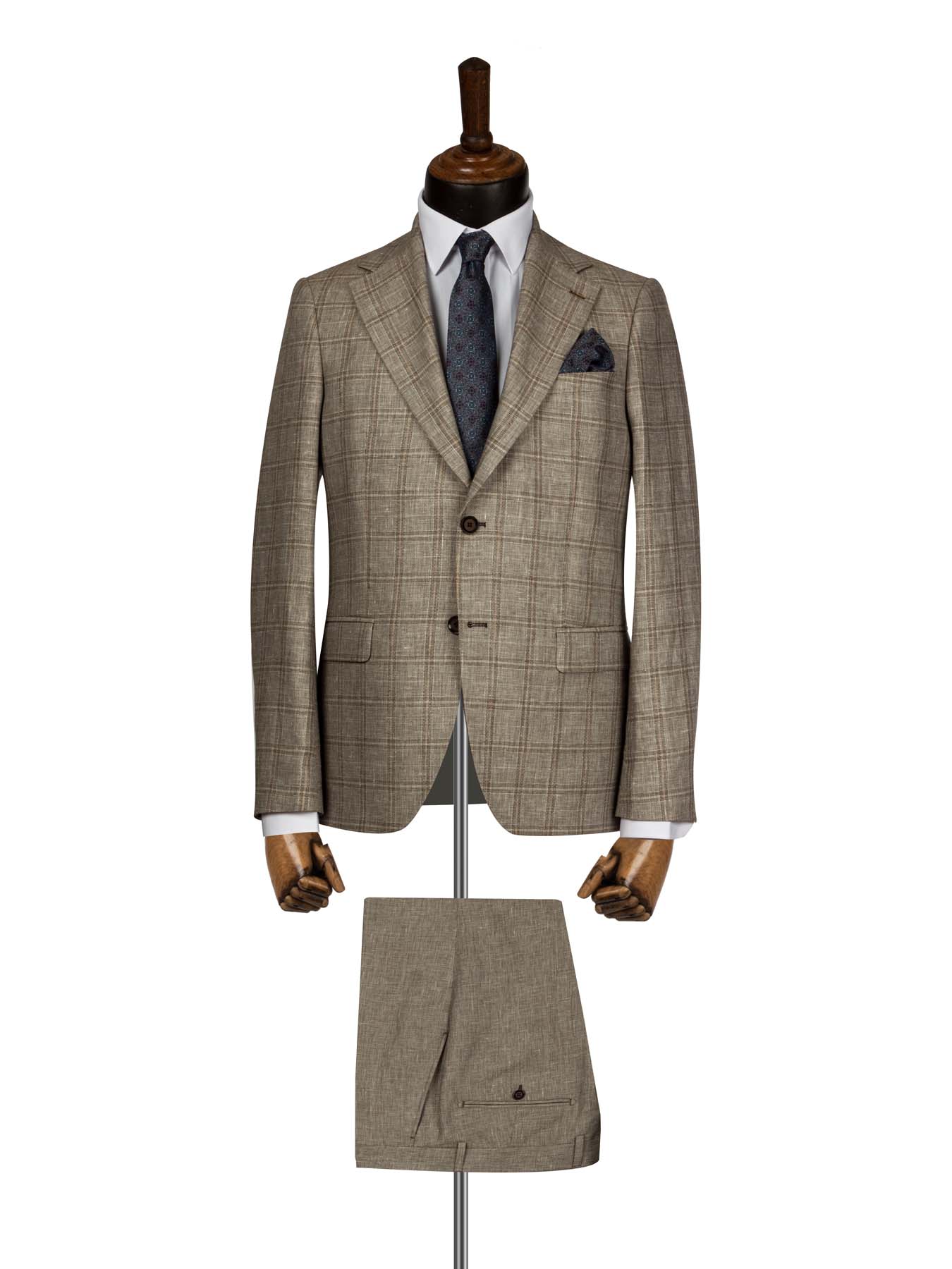 کت وشلوار مردانه چهارخانه 147