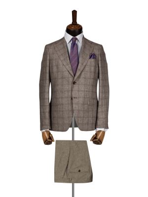 کت و شلوار چهارخانه ال سی من 1 
