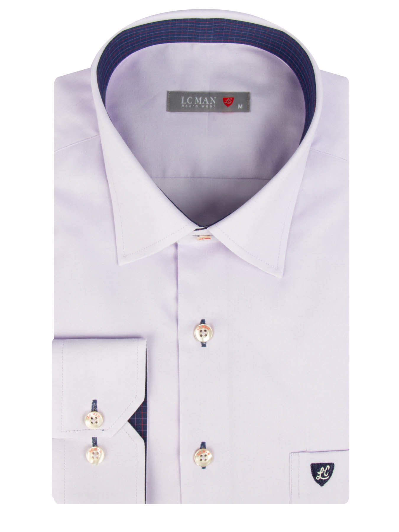 پیراهن یاسی ساده ال سی من