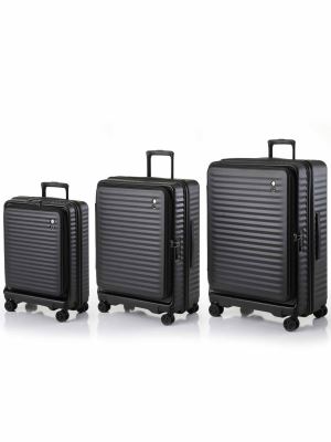 چمدان مسافرتی چرخ دارطرح راه راه افقی  CELESTRA