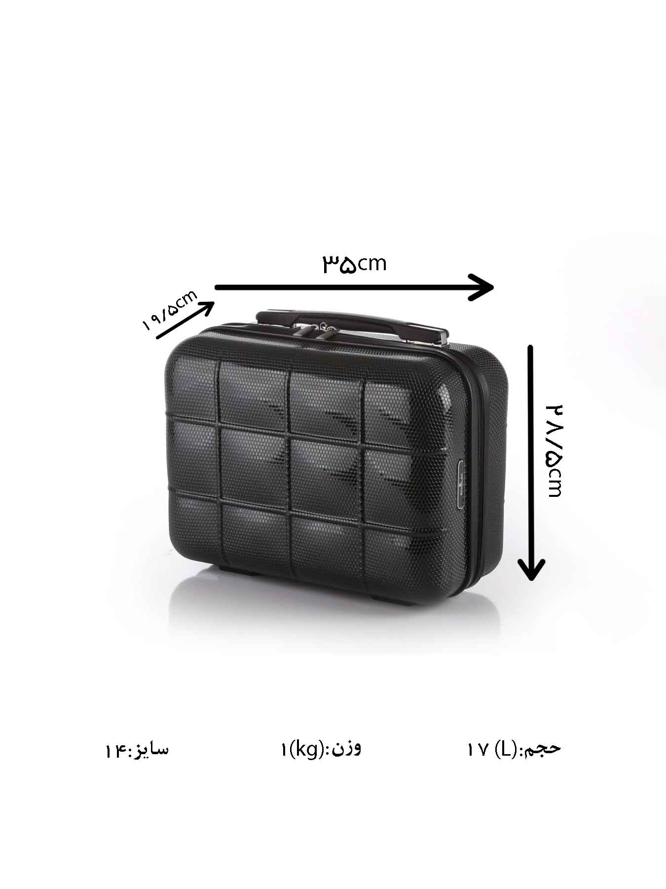 چمدان مسافرتی چرخ دارطرح دار مربع SQUAREPRO