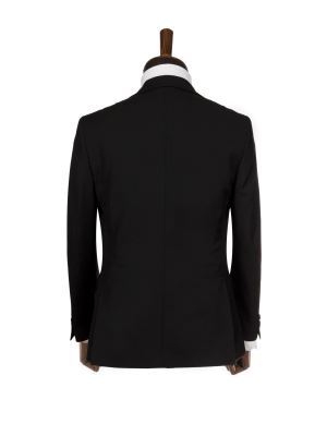 کت و شلوار و ژیله مشکی ساده ال سی من