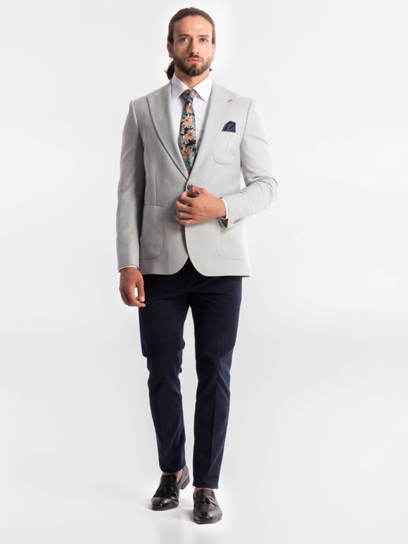 کت تک مردانه حصیری ال سی من 026