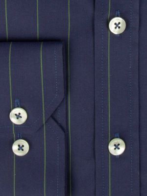 پیراهن مردانه راه راه آستین بلند ال سی من 015