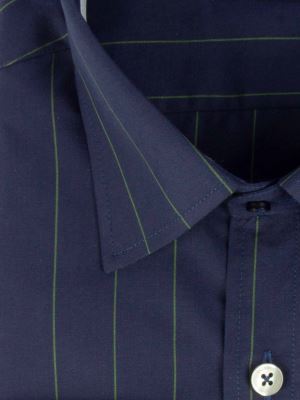 پیراهن مردانه راه راه آستین بلند ال سی من 015