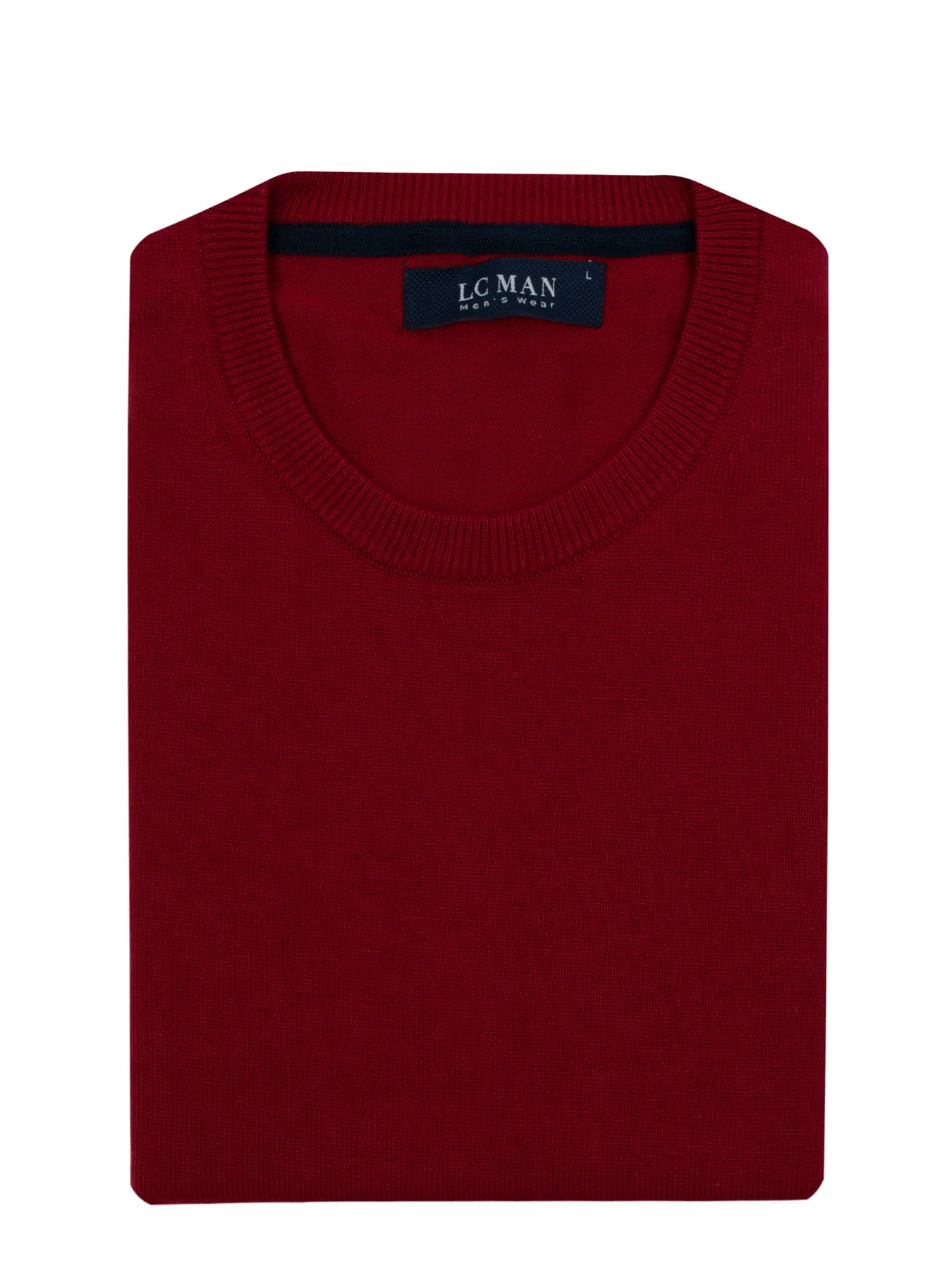 پلیور یقه گرد مردانه ال سی من