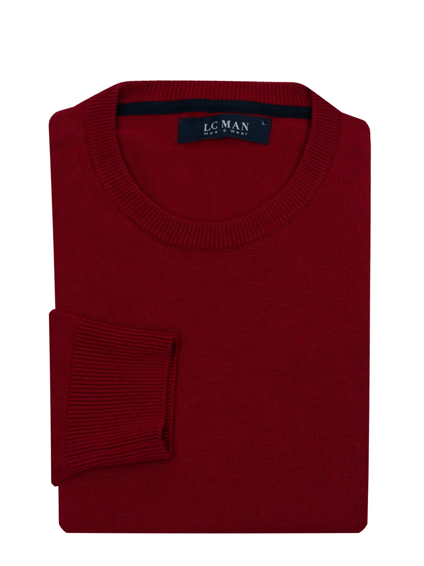 پلیور یقه گرد مردانه ال سی من